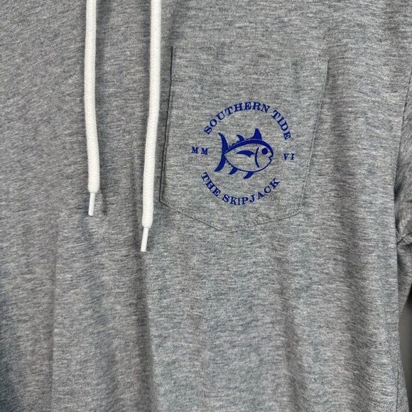 Southern Tide Womens Hoodie Sweatshirt Size Small Grey Kentucky - Picture 2 of 4